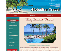 Tablet Screenshot of globestartravel.com